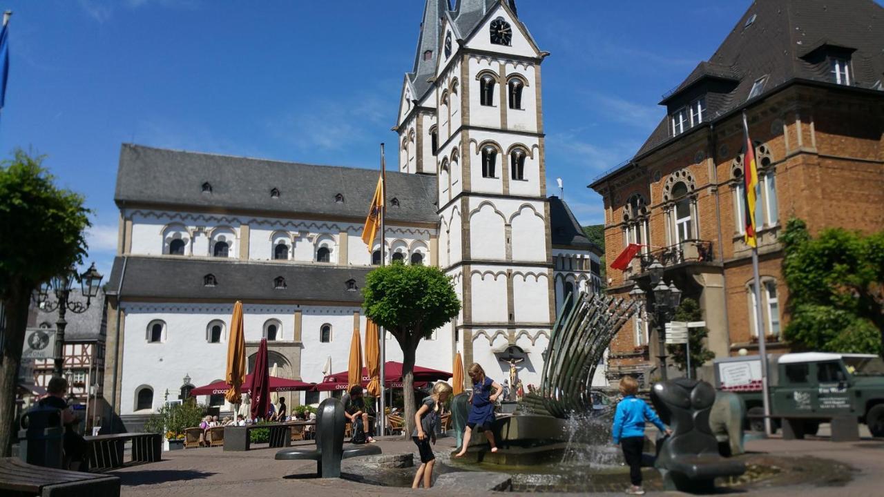 Penthouse Im Historischen Fachwerkhaus Mit Grosser Dachterrasse An Zentralster Lage Boppard Eksteriør billede