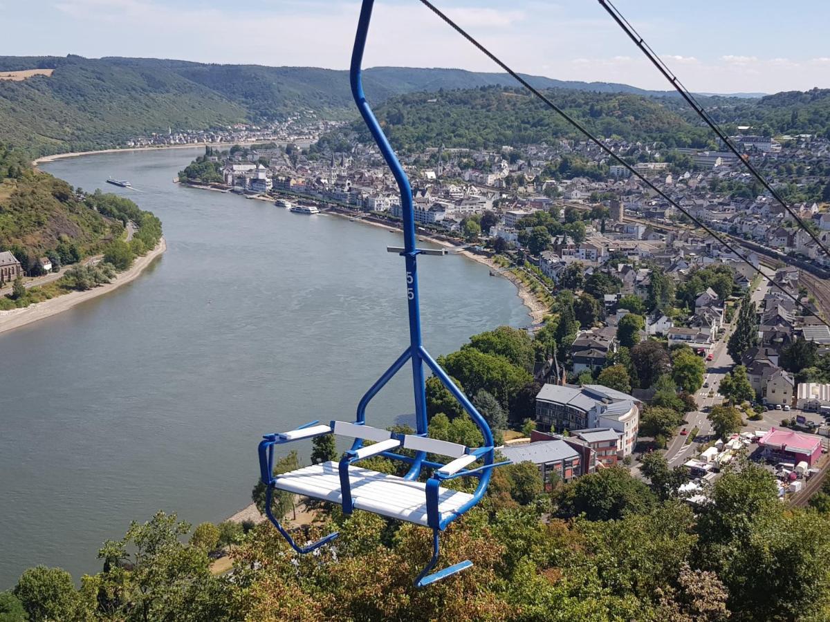 Penthouse Im Historischen Fachwerkhaus Mit Grosser Dachterrasse An Zentralster Lage Boppard Eksteriør billede